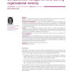 Competencies management and learning organizational memory