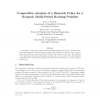 Competitive analysis of a dispatch policy for a dynamic multi-period routing problem