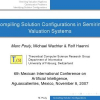 Compiling Solution Configurations in Semiring Valuation Systems