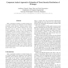Component analysis approach to estimation of tissue intensity distributions of 3D images