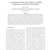 Component Model with Support of Mobile Architectures