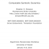Computable symbolic dynamics