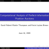 Computational analysis of perfect-information position auctions