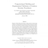 Computational Modeling and Experimental Validation of Aviation Security Procedures