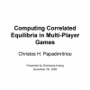 Computing correlated equilibria in multi-player games