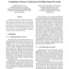 Computing in Memory Architectures for Digital Image Processing