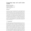 Computing Large and Small Stable Models