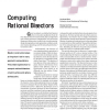 Computing Rational Bisectors