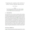 Computing the complexity of the relation of isometry between separable Banach spaces