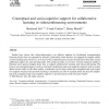 Conceptual and socio-cognitive support for collaborative learning in videoconferencing environments