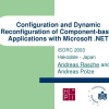 Configuration and Dynamic Reconfiguration of Component-Based Applications with Microsoft .NET