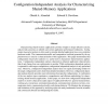 Configuration Independent Analysis for Characterizing Shared-Memory Applications