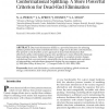 Conformational splitting: A more powerful criterion for dead-end elimination