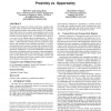 Connectivity of cognitive radio networks: proximity vs. opportunity