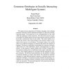 Consensus ontologies in socially interacting MultiAgent systems