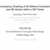 Consistency Checking of All Different Constraints over Bit-Vectors within a SAT Solver