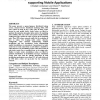 Consistency mechanisms for a distributed lookup service supporting mobile applications