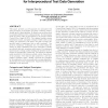 Consistency techniques for interprocedural test data generation