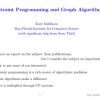 Constraint Programming and Graph Algorithms