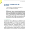 Constraint Validation in Model Compilers