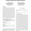 Constructive induction and genetic algorithms for learning concepts with complex interaction