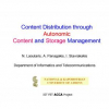 Content Distribution Through Autonomic Content and Storage Management