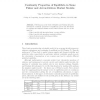 Continuity Properties of Equilibria in Some Fisher and Arrow-Debreu Market Models