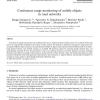 Continuous range monitoring of mobile objects in road networks