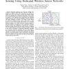 Cooperative Boundary Detection for Spectrum Sensing Using Dedicated Wireless Sensor Networks