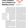 Cords: Geometric Curve Primitives for Modeling Contact