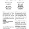 Correlating low-level image statistics with users - rapid aesthetic and affective judgments of web pages