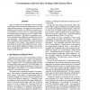 Correspondences between parts of shapes with particle filters