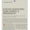 Could googling take down a president?