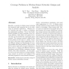Coverage problems in wireless sensor networks: designs and analysis