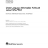 Cross-language information retrieval using PARAFAC2