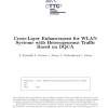 Cross-Layer Enhancement for WLAN Systems with Heterogeneous Traffic Based on DQCA