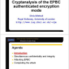 Cryptanalysis of the EPBC Authenticated Encryption Mode