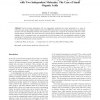 Crystal structure predictions using five space groups with two independent molecules. The case of small organic acids