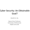Cyber Security: An Obtainable Goal?