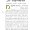 Cyber-Threat Proliferation: Today's Truly Pervasive Global Epidemic