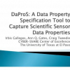 DaProS: A Data Property Specification Tool to Capture Scientific Sensor Data Properties