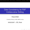 Data consistency for P2P collaborative editing