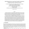 Data management for large-scale scientific computations in high performance distributed systems