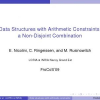 Data Structures with Arithmetic Constraints: A Non-disjoint Combination