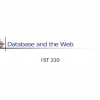 Database and the Web