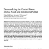 Decentralizing the control room: Mobile work and institutional order