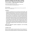 Decision Making and the Price Setting Newsvendor: Experimental Evidence