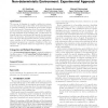Decommitting in multi-agent execution in non-deterministic environment: experimental approach