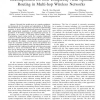 Decomposition for Low-Complexity Near-Optimal Routing in Multi-Hop Wireless Networks