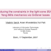 Deducing the Constraints in the Light-Cone SU (3) Yang-Mills Mechanics Via Gr&ouml;bner Bases